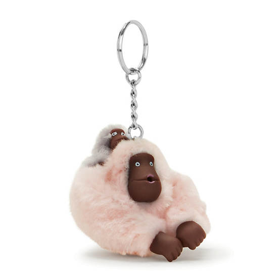 Kipling Mom And Baby Klassieke Monkey Keychain Accessoires Roze | BE 1943TC